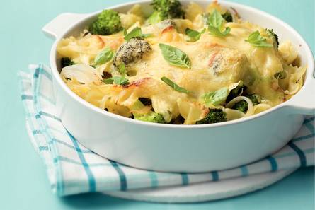 Pastaschotel met broccoli en kaas