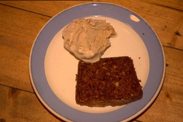 Carrot cake met speculaasijs