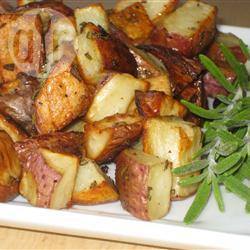 Rode aardappels met rozemarijn uit de oven recept