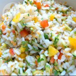 Rijstsalade met groenten recept