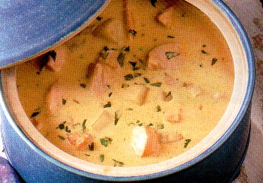 Zalmsoep met curry recept