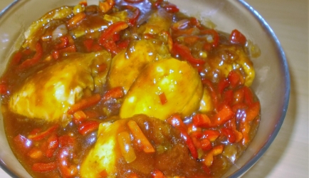 Indonesische kip met paprika  ajam dan paprika recept