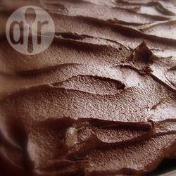 Chocolade roomglazuur recept