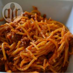 Spaghetti met gehakt recept