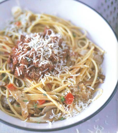 Soort van spaghetti bolognese recept
