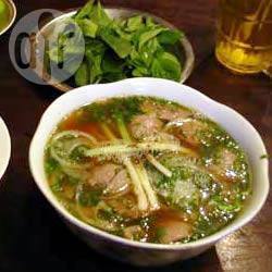 Vietnamese pho met rundvlees recept