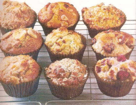 Diverse muffins recept