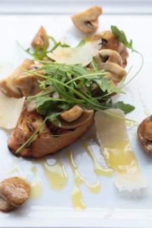 Recept 'ciabatta met champignons'
