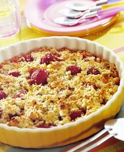 Fruit crumble recept