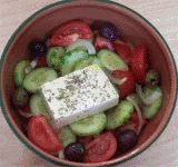Choriatiki salata recept