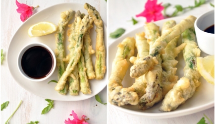 Asperge tempura. recept