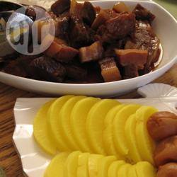 Okinawa shoyu varkensvlees recept