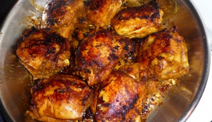 Pittige marinade met kerrie voor kip recept