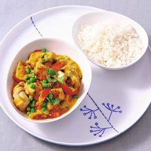 Thaise curry met kip recept