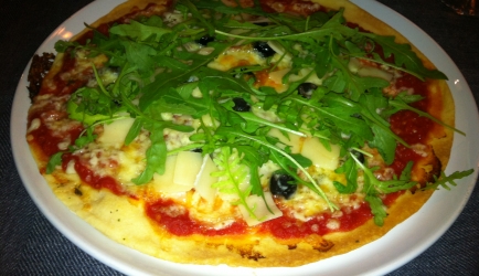 Pizza met bresaola. (pizza bresaola) recept