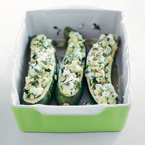 Courgette met tijm en bieslook recept