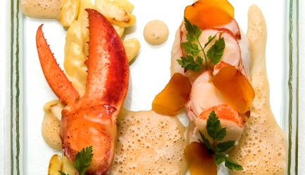 Langoust met schuimsaus recept