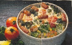 Broccoli- ovenschotel met knakworstjes recept