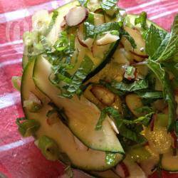 Verse courgette salade recept