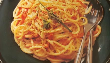 Spaghetti carbonara recept