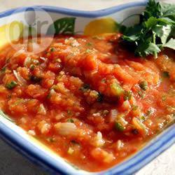 Salsa van geroosterde tomaten recept