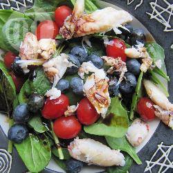 Zomerse krab-salade recept