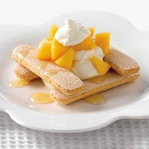 Lange vingers met nectarines recept