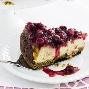 Cranberrycheesecake recept