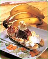 Banana-split recept