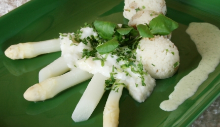 Couscous met paddestoelen en asperges recept