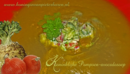 Koninklijke pompoen-avocadosoep recept