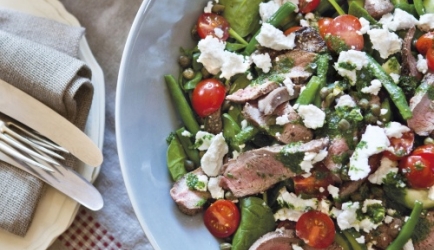 Griekse lamssalade recept