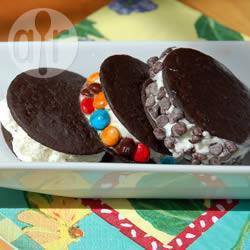 Chocoladekoekjes met ijs recept