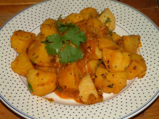 Indiase aardappel kerrie recept