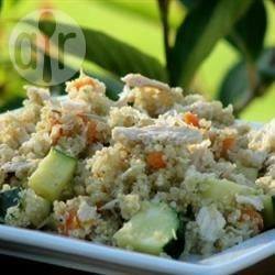 Quinoa salade met kip recept