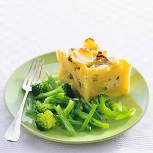 Aardappelgratin en groene groenten recept