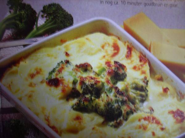 Aardappel-broccoligratin recept