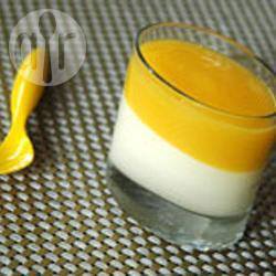 Verrine van mascarponemousse met mango recept