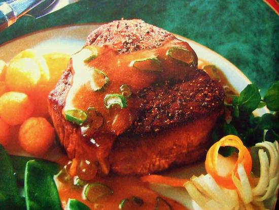 Tournedos van ossehaas met sinaasappeldressing recept ...