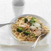Spaghetti met tilapia recept