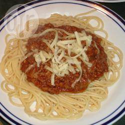 Pa's spaghetti bolognese recept