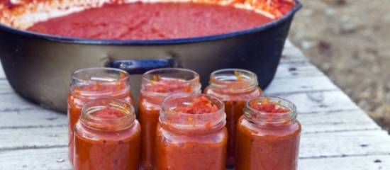 Zelfgemaakte tomatenketchup recept