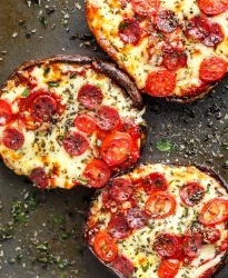 10-minuten portobello pizzas recept