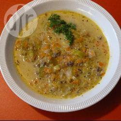 Ali's prei-wortel soep recept