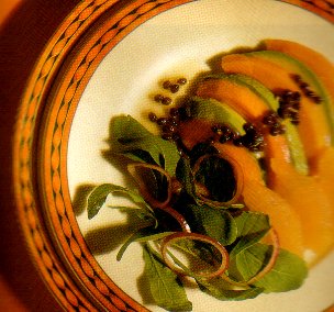 Papaya-avocado salade recept