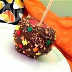 Chocolade candy apples! recept