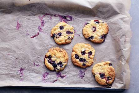 Blauwe bessenkoekjes