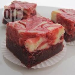 Red velvet cheesecake brownies recept