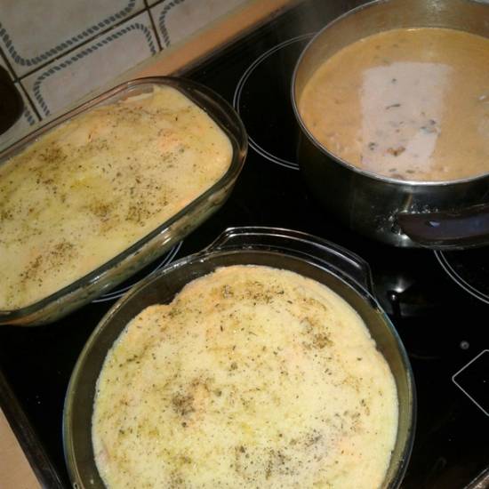 Ovenschotel met puree recept