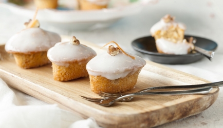 Mini carrot cupcakes met frisse glazuur recept